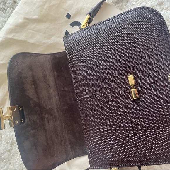 A.P.C burgundy mini grace bag - Picture 6 of 9